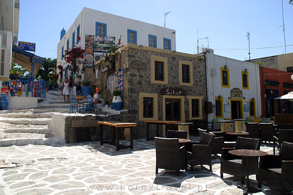Restauracje w centrum Kos.