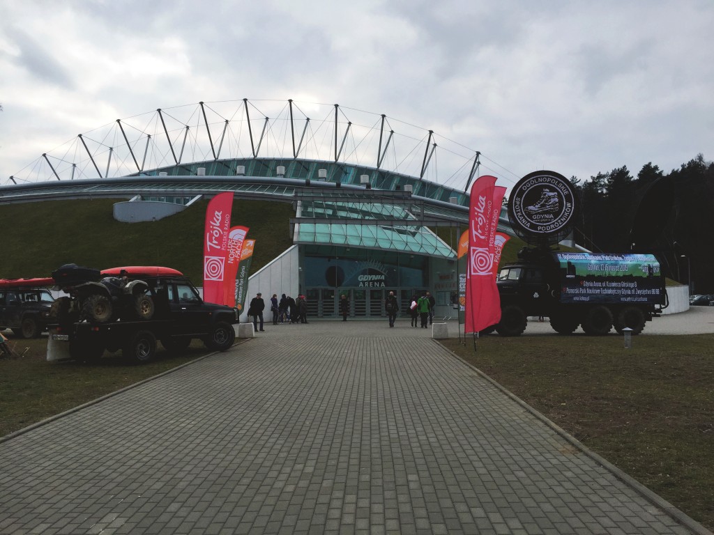 Wejście do obiektu Gdynia Arena, w którym co roku odbywają się Kolosy.