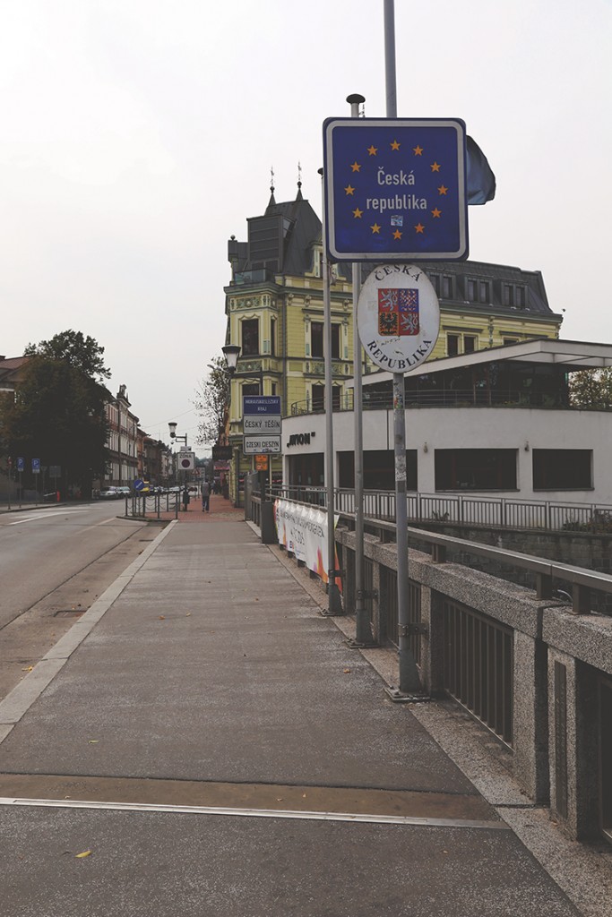 Most Przyjaźni, granica polsko-czeska.