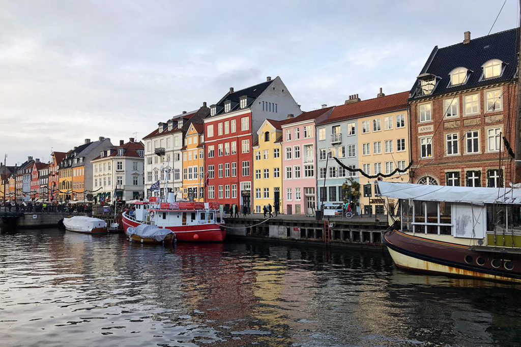 Kanał Nyhavn. Kopenhaga, Dania