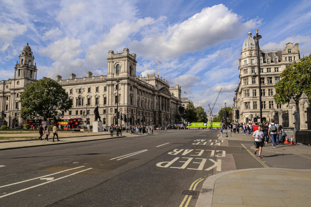 Londyn - Parliament Square, 9 września 2018